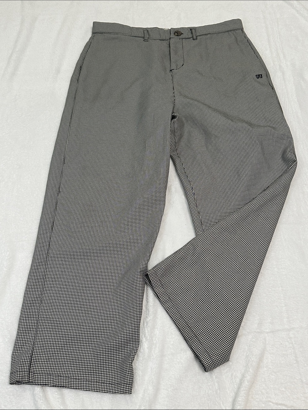 🦅 Albion Wide Leg Houndstooth Trouser